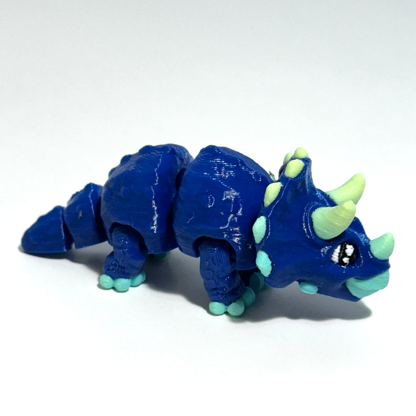Baby Triceratops - 3D Printed Articulating Figure