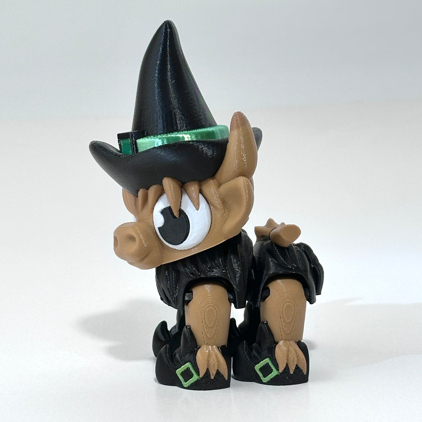 Highland Cow Witch - 3D Printed Articulating Figure