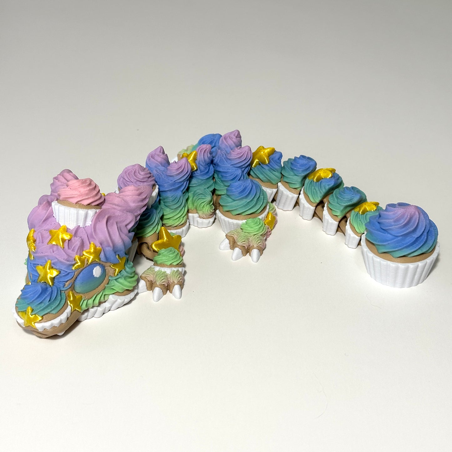 Baby Birthday Dragon - 3D Printed Articulating Figure