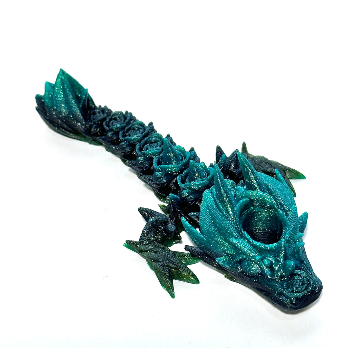 Rose Tadling Straw Topper - 3D Printed Articulating Figure