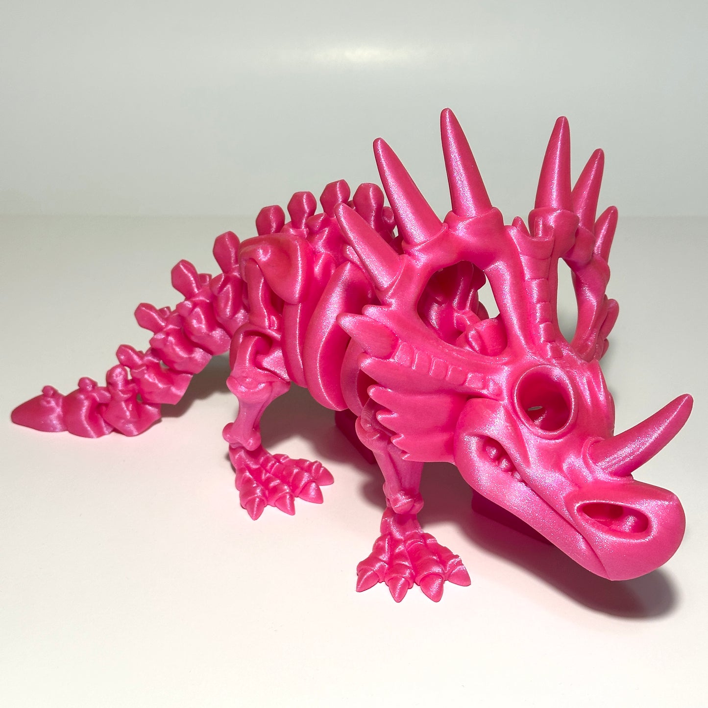 Flexi Skeleton Styracosaurus - 3D Printed Articulating Figure