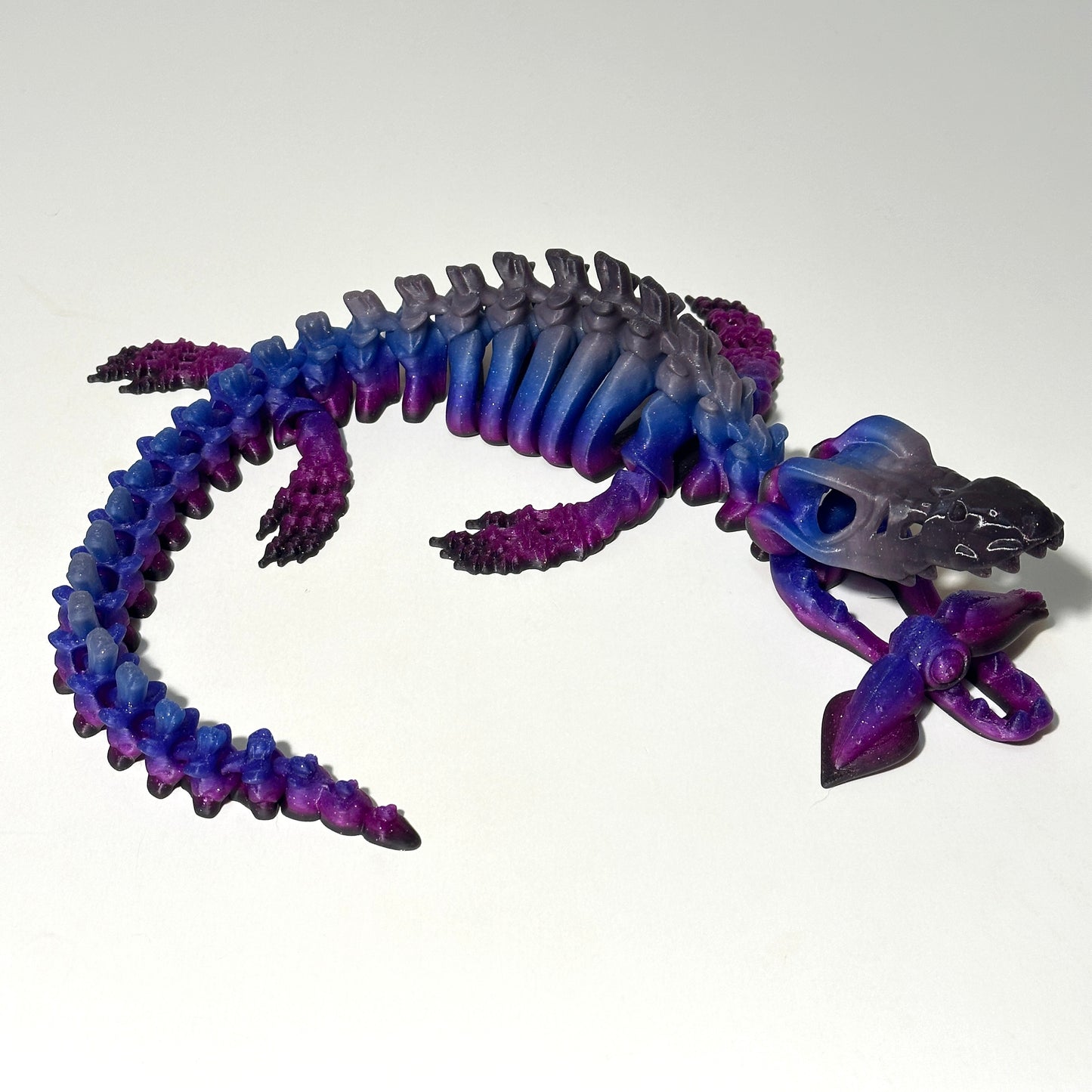 Giant Flexi Skeleton Mosasaurus - 3D Printed Articulating Figure