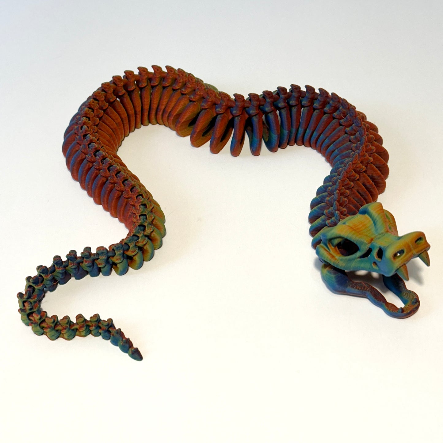Flexi Skeleton Snake - 3D Printed Articulating Figure