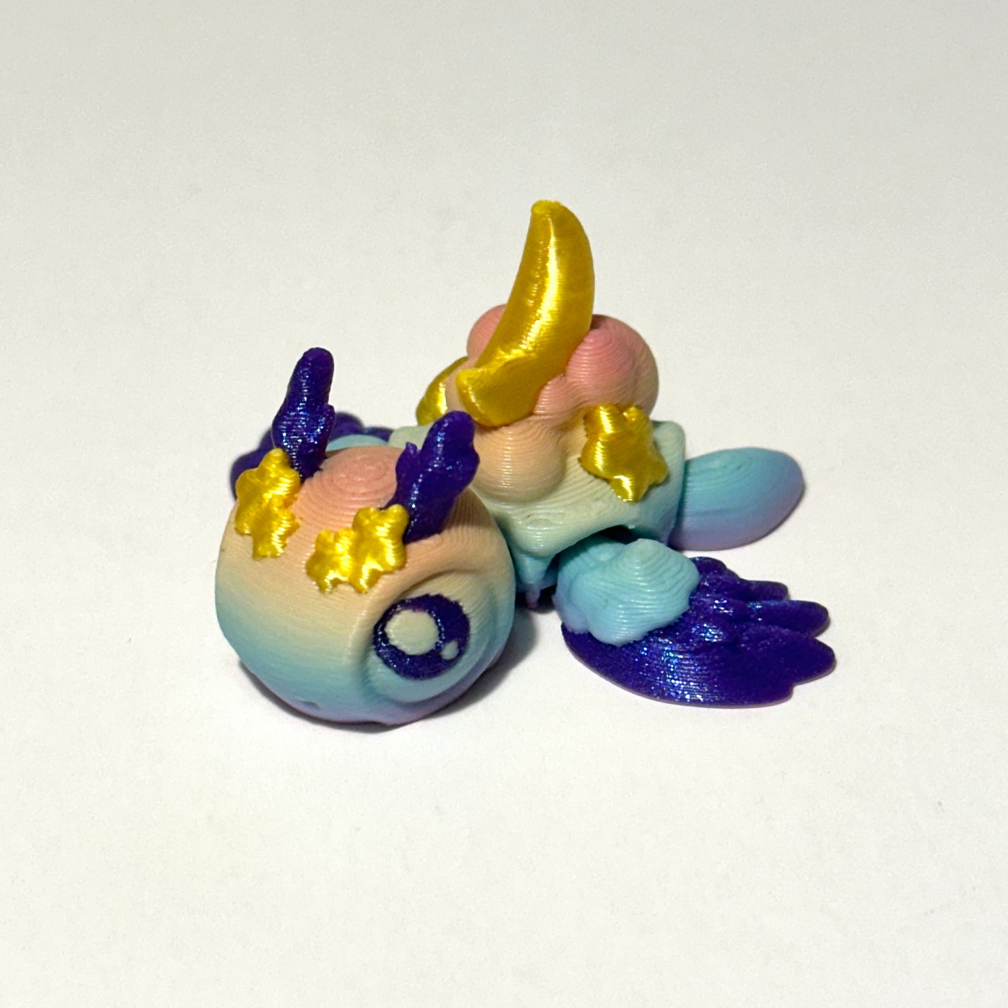 Dreamy Turtle - 3D Printed Articulating FIgure