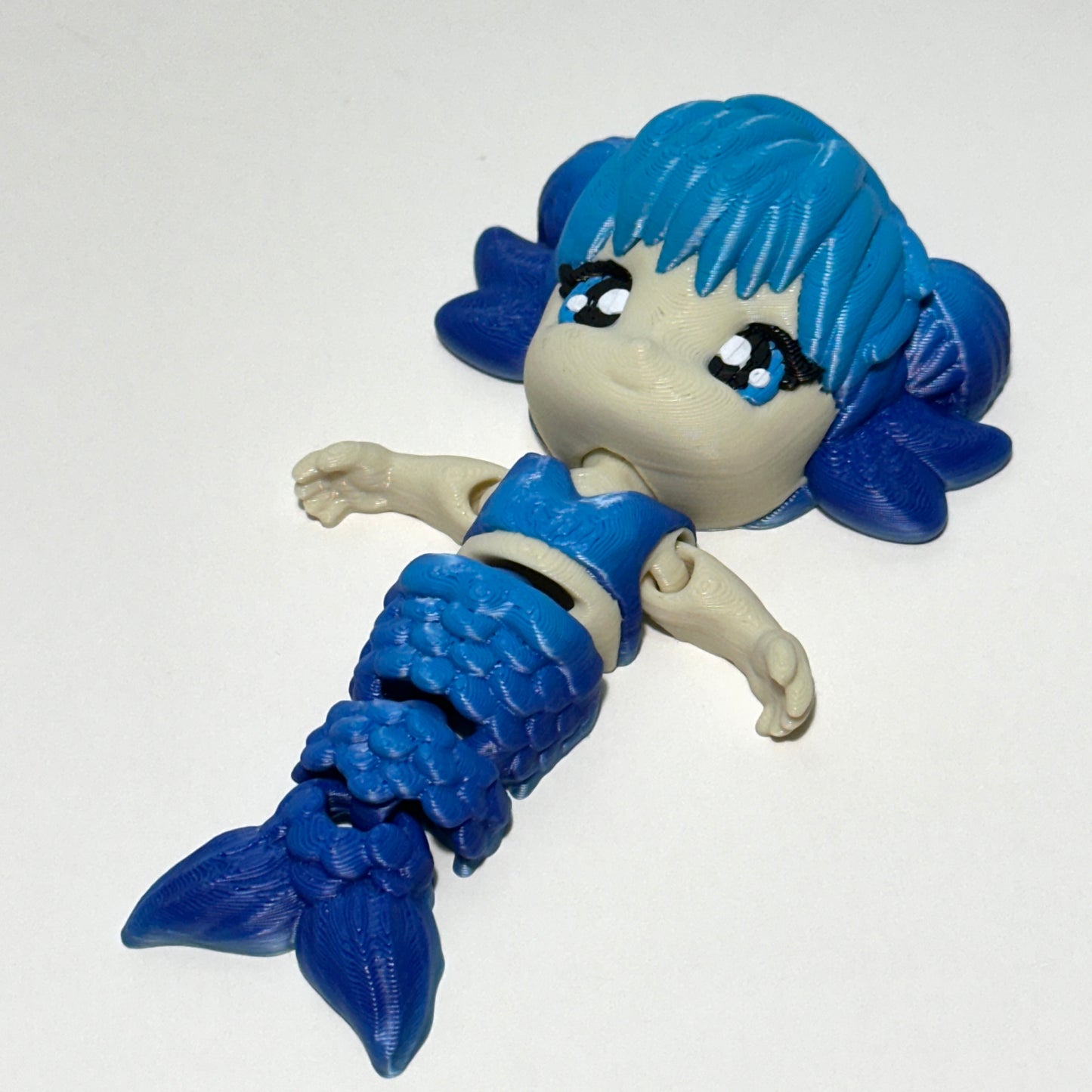 Flexi Mermaid Desk Buddy – 3D Printed