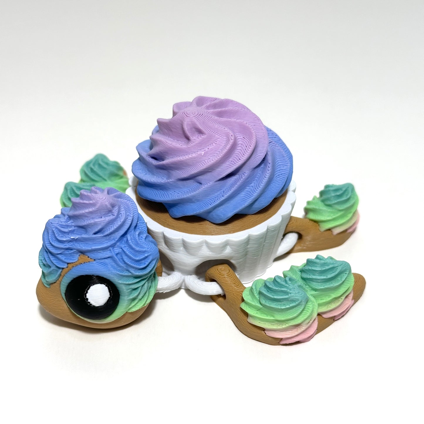 Cupcake Turtle - 3D Printed Articulating Figure