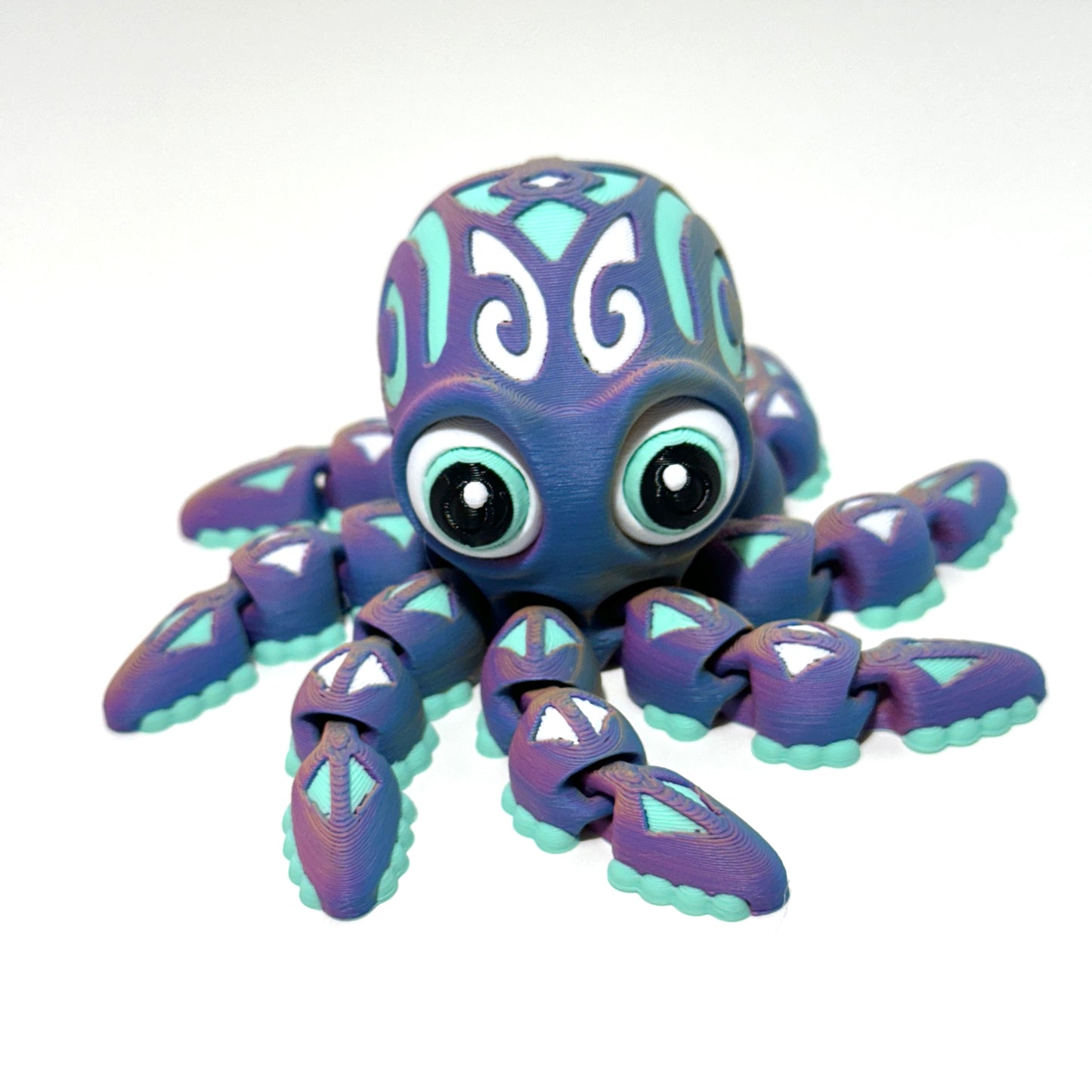 Tattooed Octopus - 3D Printed Articulating Figure
