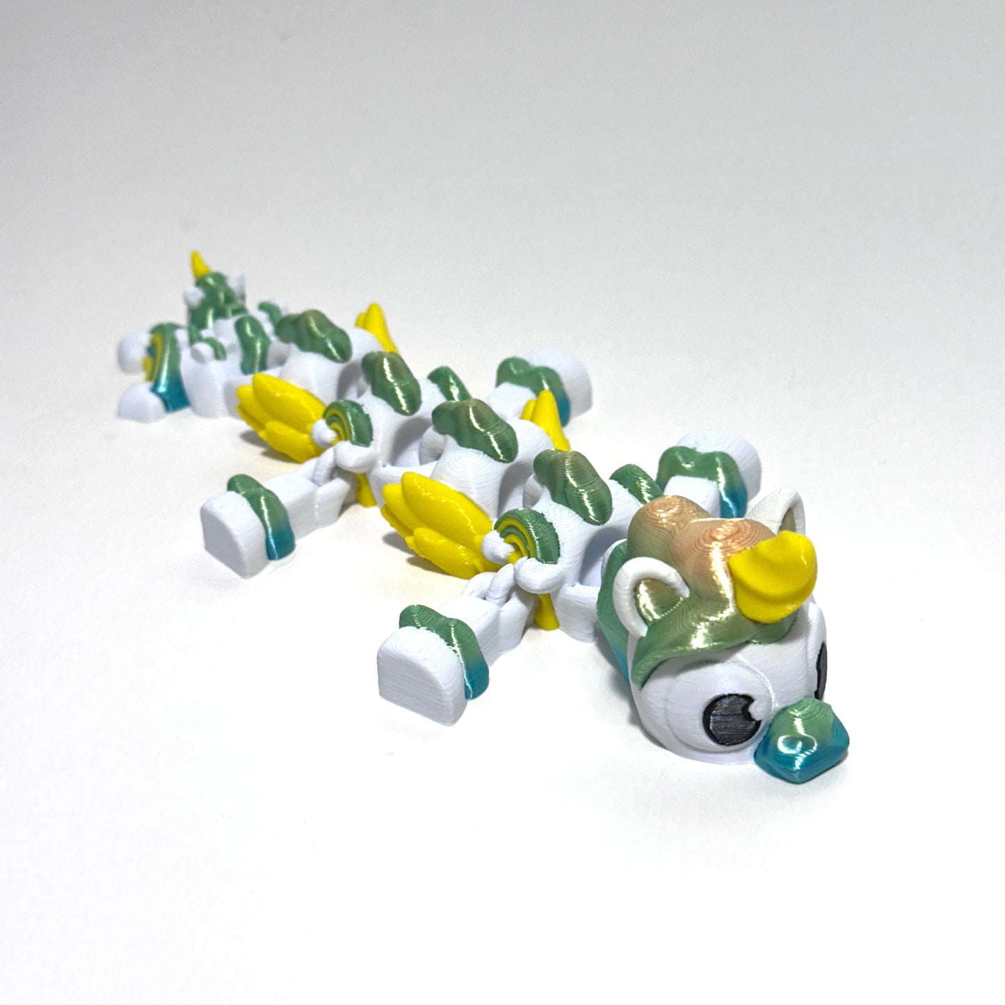 Baby Unicorn Dragon - 3D Printed Articulating Figure