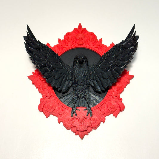 Raven Wall Decor - 3D Printed