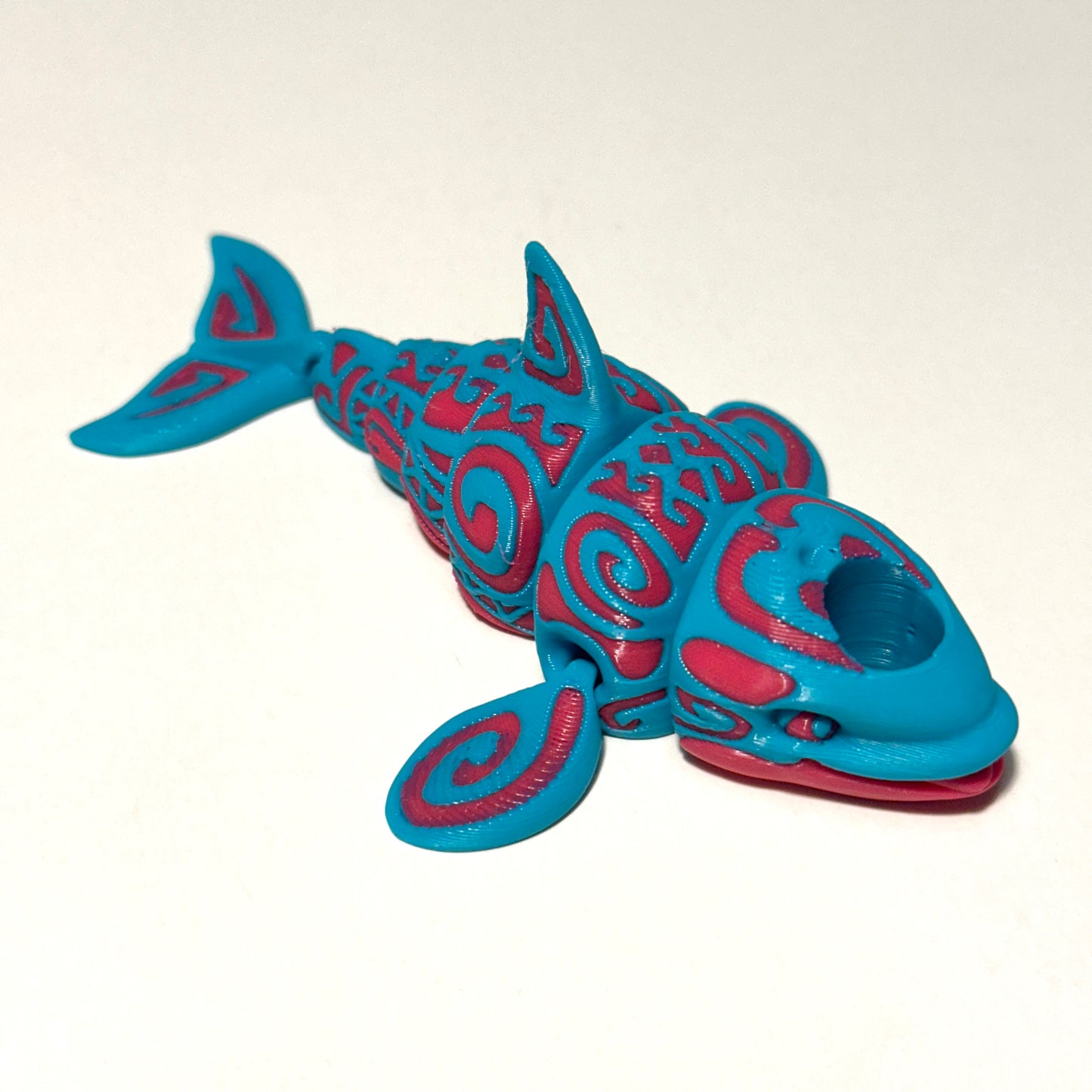 Tattooed Orca - 3D Printed Articulating Figurine