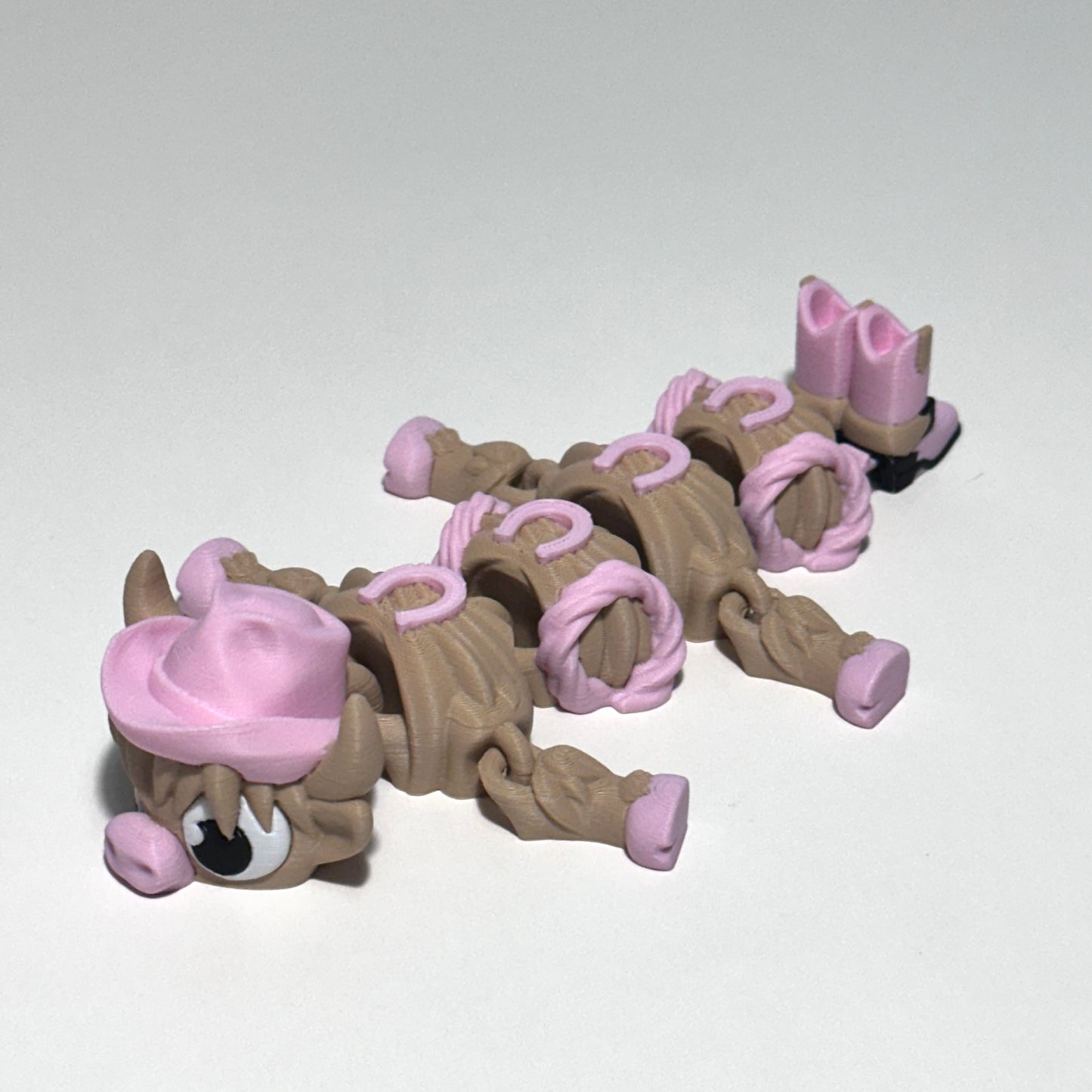 Cowboy Dragon - 3D Printed Articulating Figure