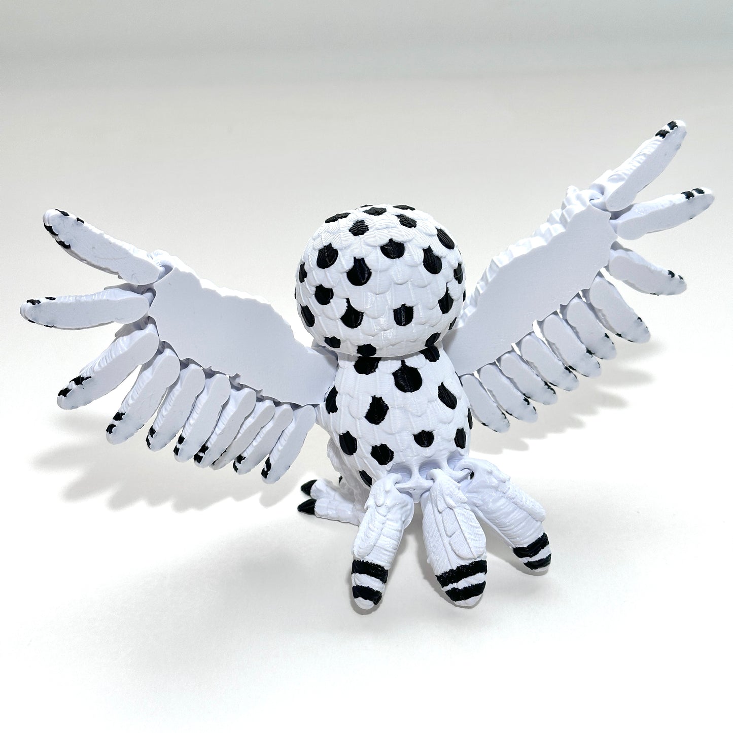Snowy Owl - 3D Printed Articulating Figure