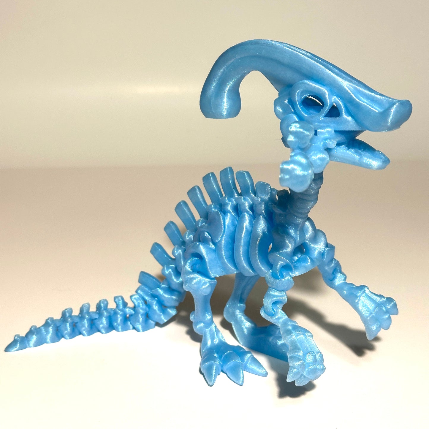 Skeleton Parasaurolophus - 3D Printed Articulating Figure