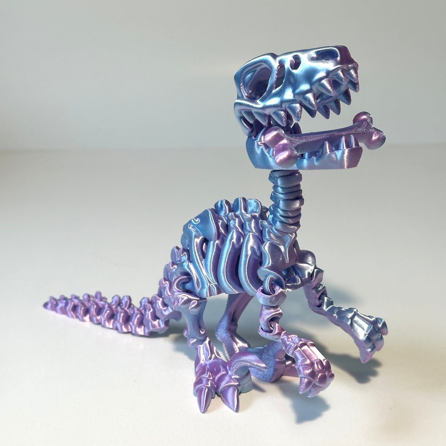 Flexi Skeleton Raptor - 3D Printed Articulating Figure