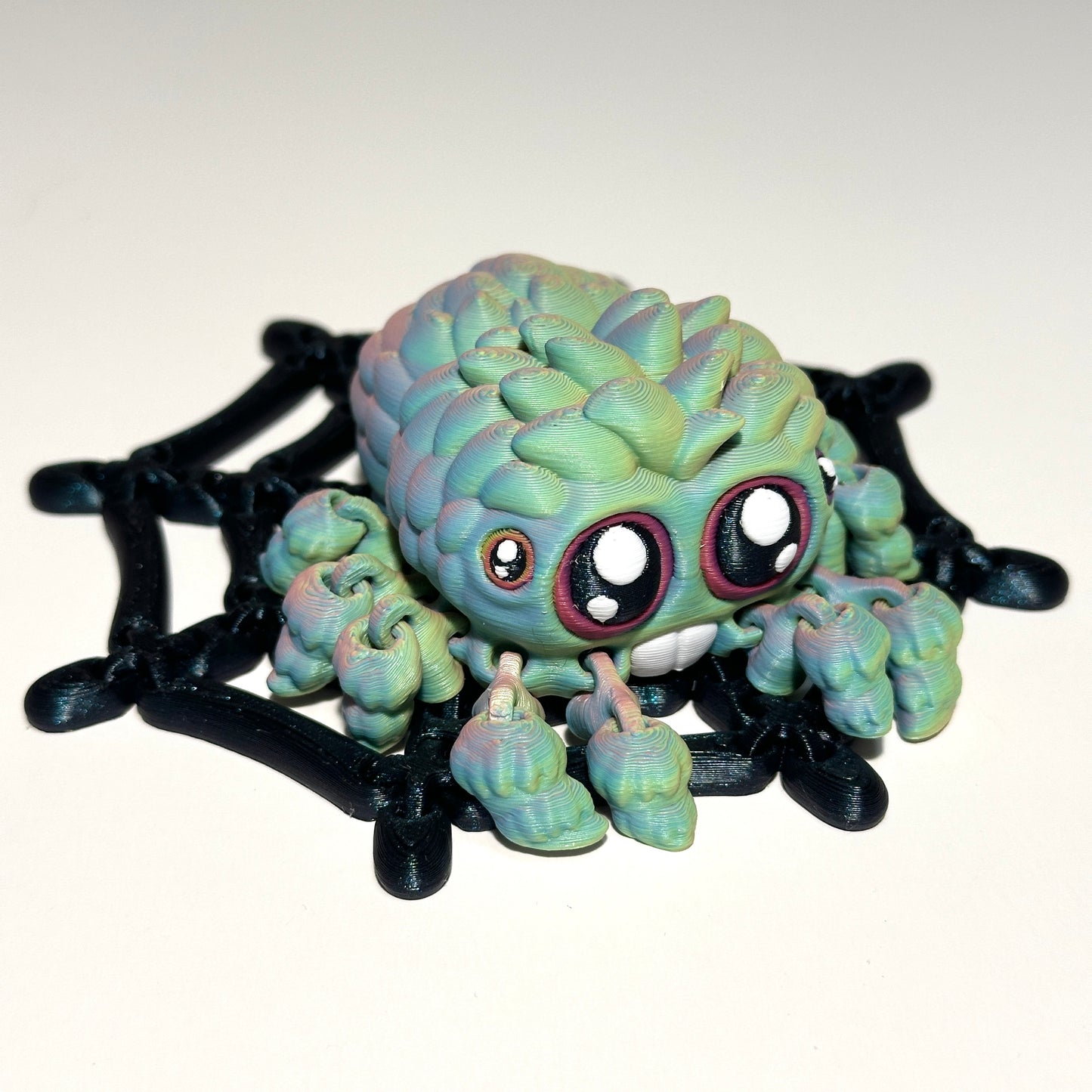 Jumping Spider - 3D Printed Articulating Figure