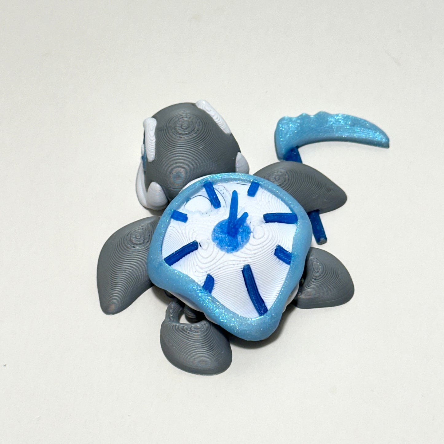 Father Time Turtle - 3D Printed Articulating Figure