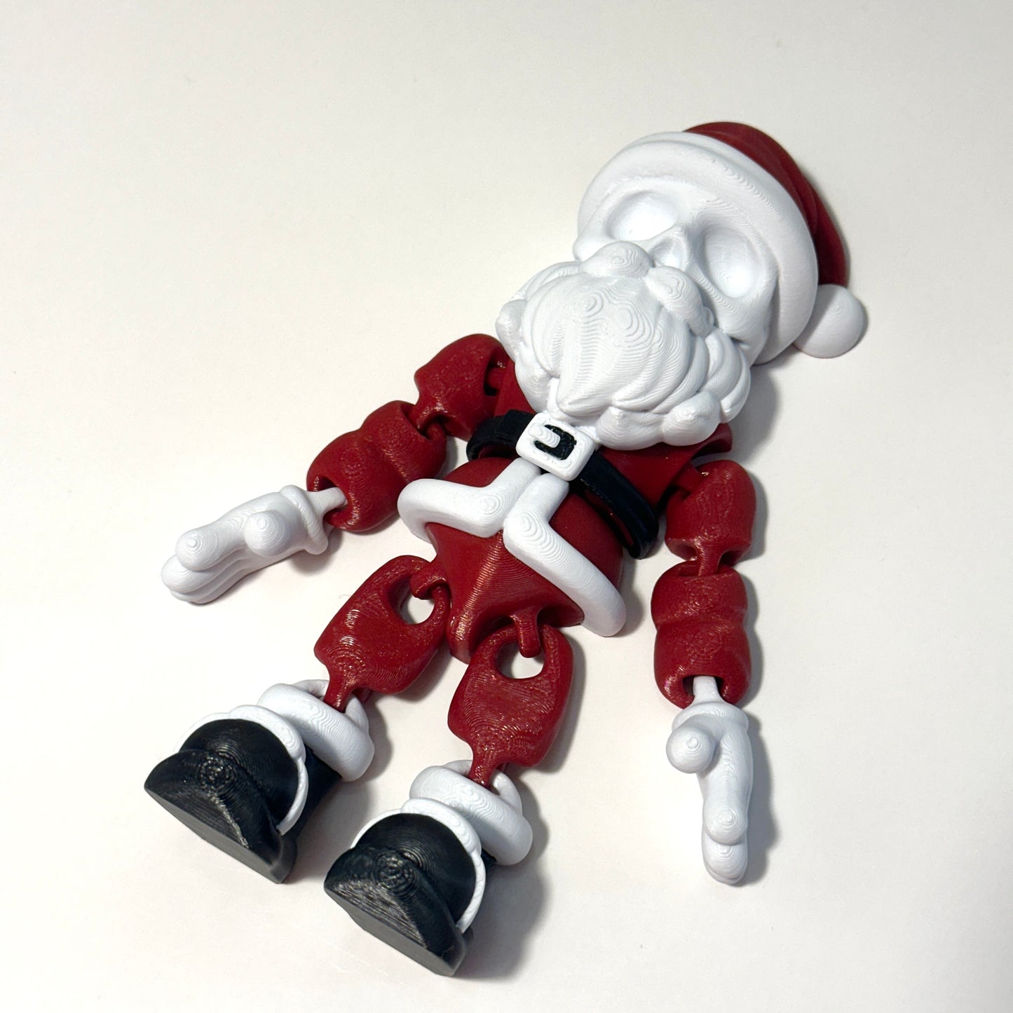 Skull Santa - 3D Printed Articulating Figure