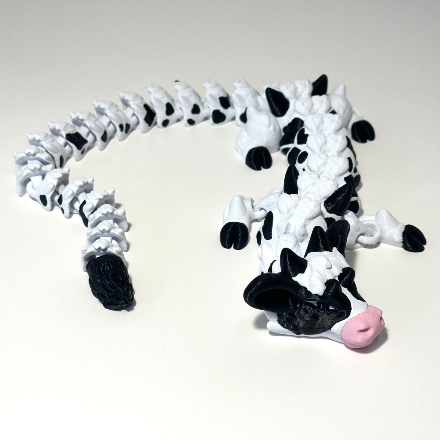 Large Cow Dragon - 3D Printed Articulating Figure