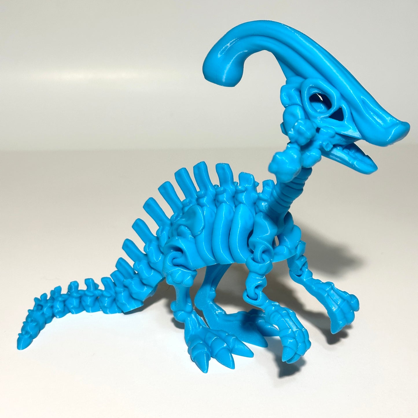 Skeleton Parasaurolophus - 3D Printed Articulating Figure