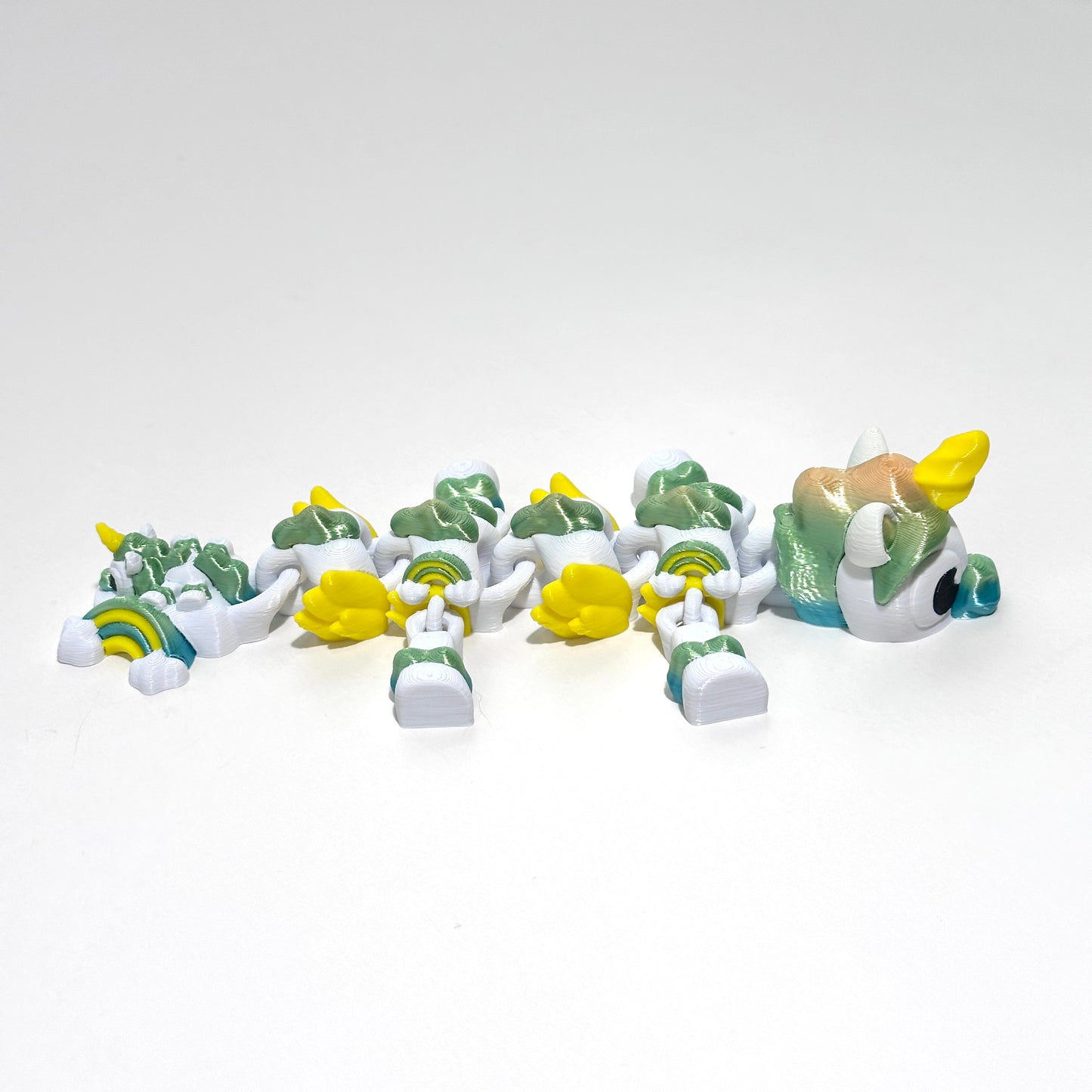 Baby Unicorn Dragon - 3D Printed Articulating Figure