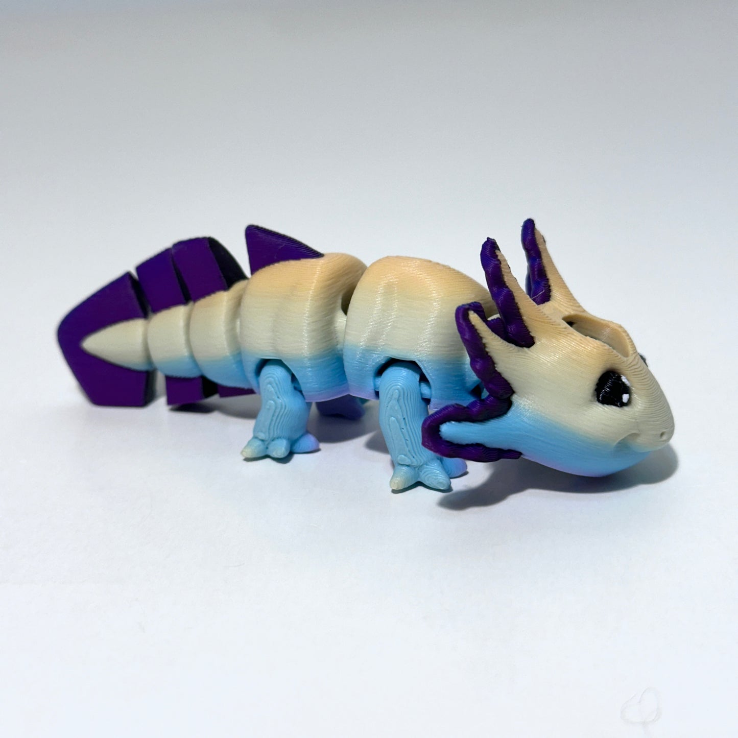 Baby Axolotl - 3D Printed Articulating Figure