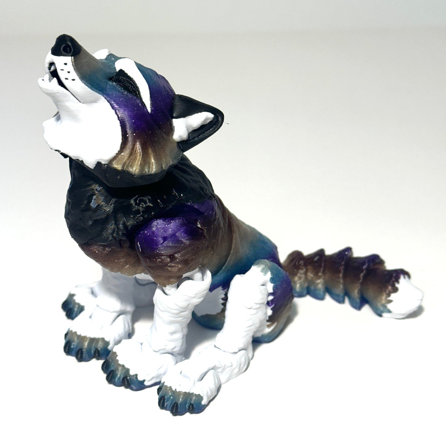 Flexi Wolf - 3D Printed Articulating Figure