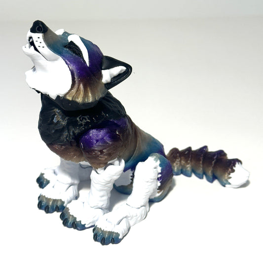 Flexi Wolf - 3D Printed Articulating Figure