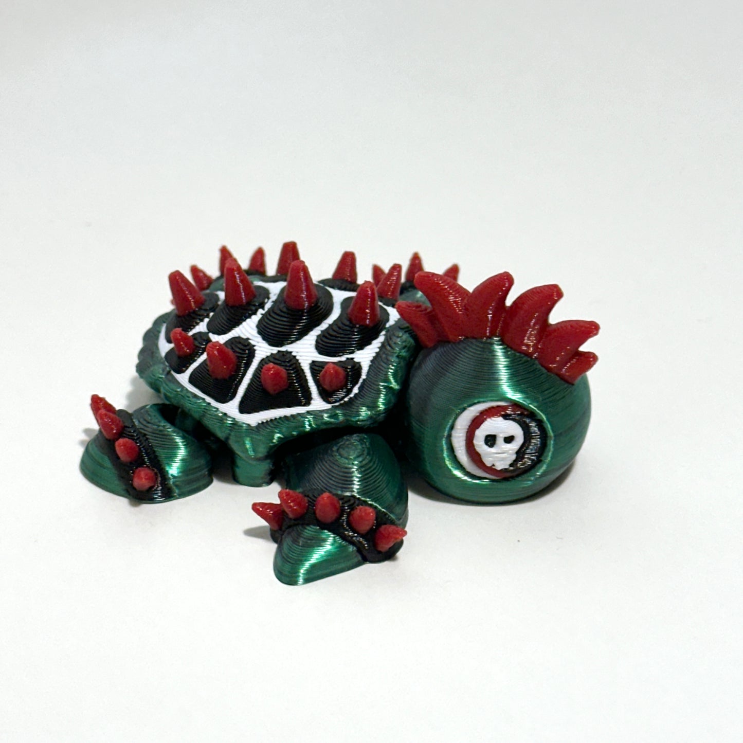 Punk Turtle - 3D Printed Articulating Figure