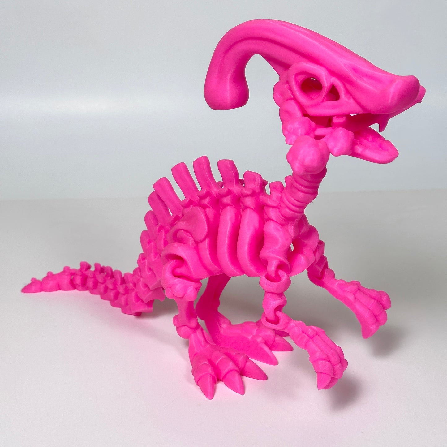 Skeleton Parasaurolophus - 3D Printed Articulating Figure