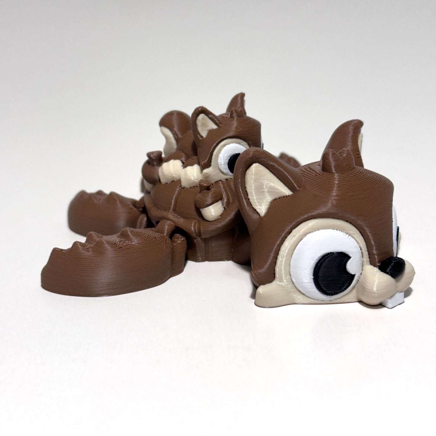 Squirrel Turtle - 3D Printed Articulating Figure