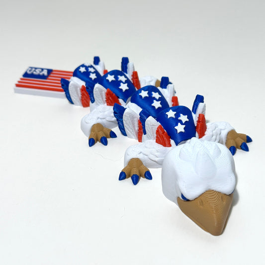 Baby Eagle Dragon - 3D Printed Articulating Figure