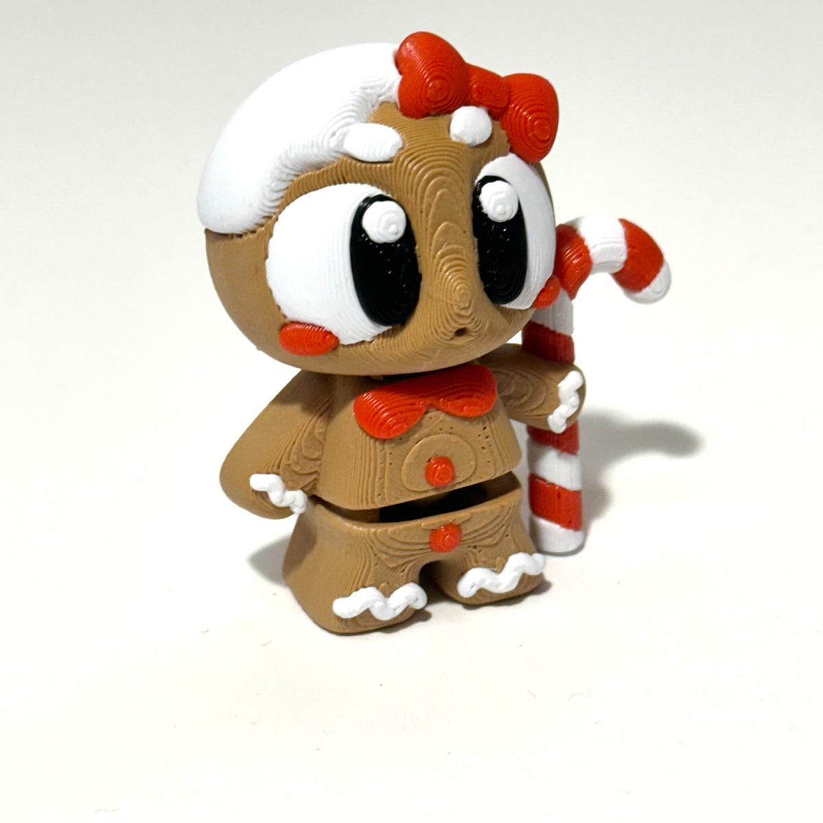 Gingerbread Animation Figure Mini Gingerbread Cookie - 3D Printed Articulating Figure – Northern ...