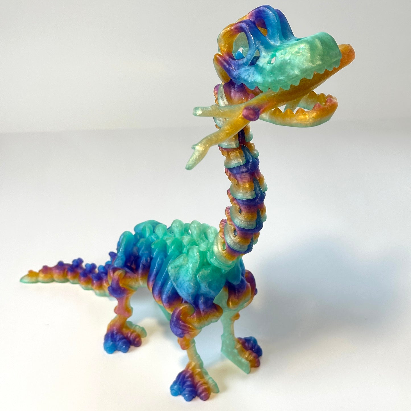 Flexi Skeleton Brachiosaurus - 3D Printed Articulating Figure