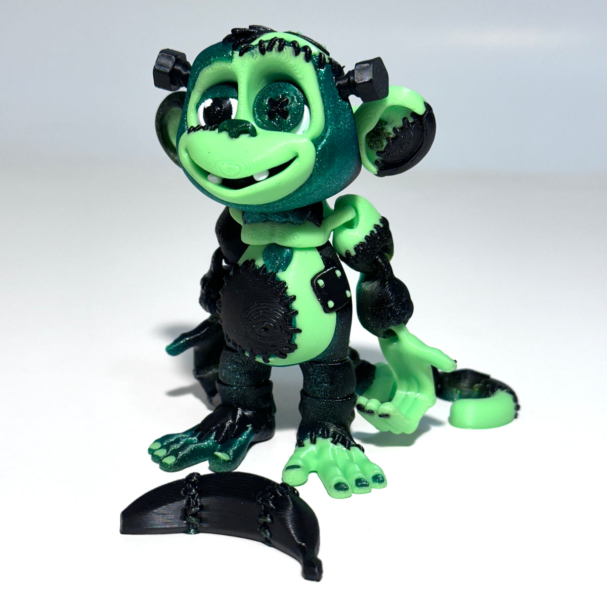 Flexi Monkey And FrankenChimp- 3D Printed Articulating Figure