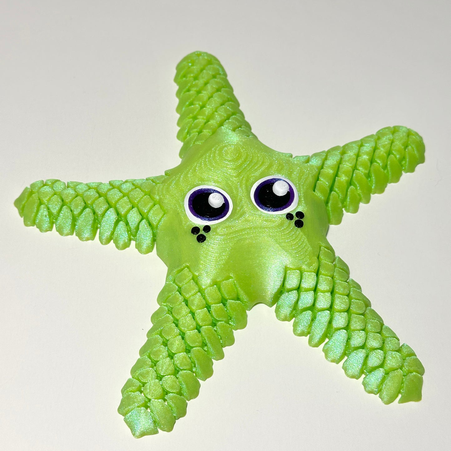 Sandy The Sea Star - 3D Printed Articulating Figure