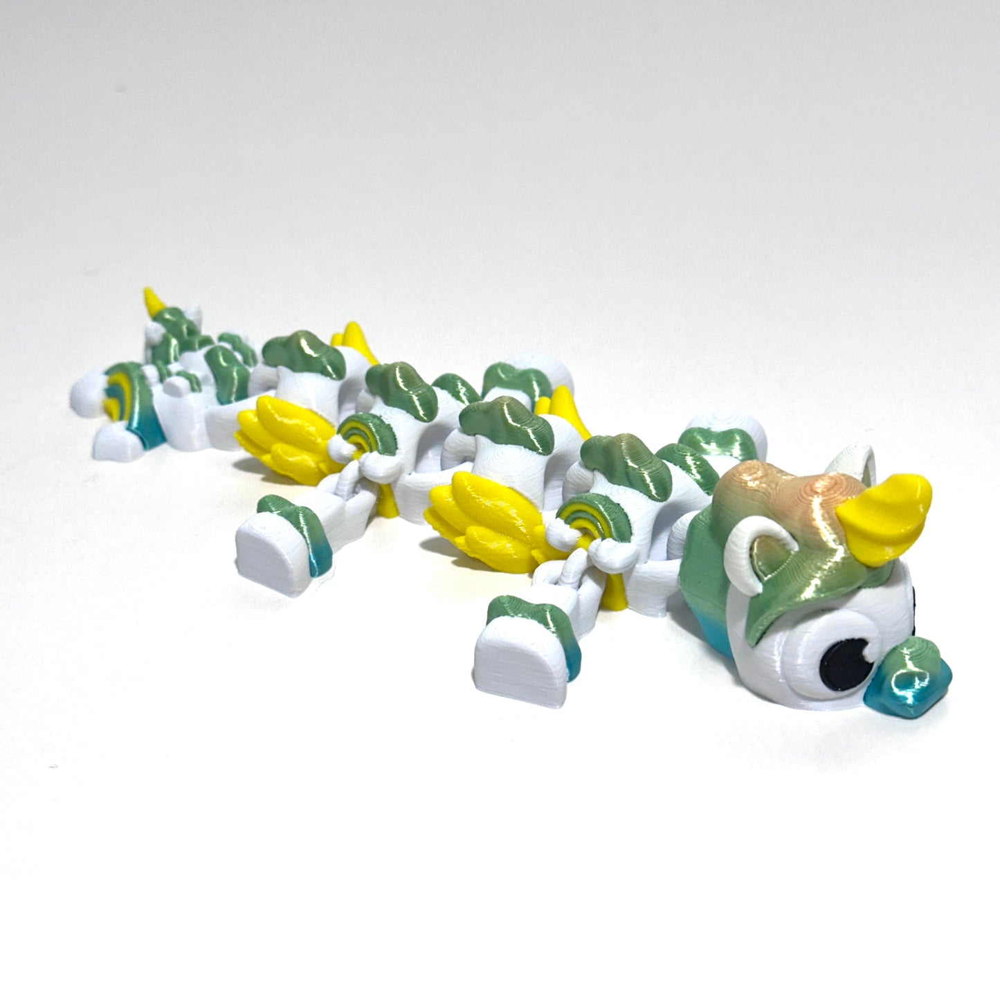 Baby Unicorn Dragon - 3D Printed Articulating Figure