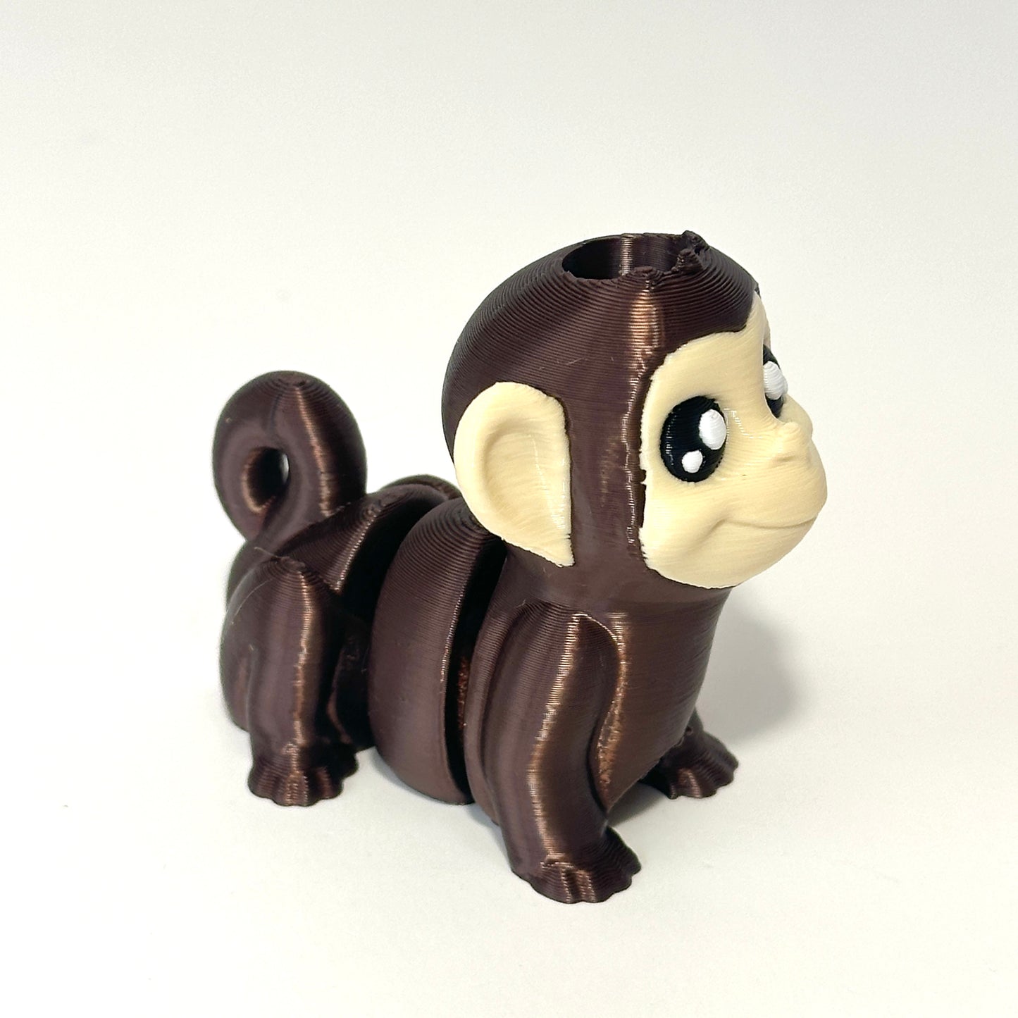 Monkey/Monkey Topper - 3D Printed Articulating Figure