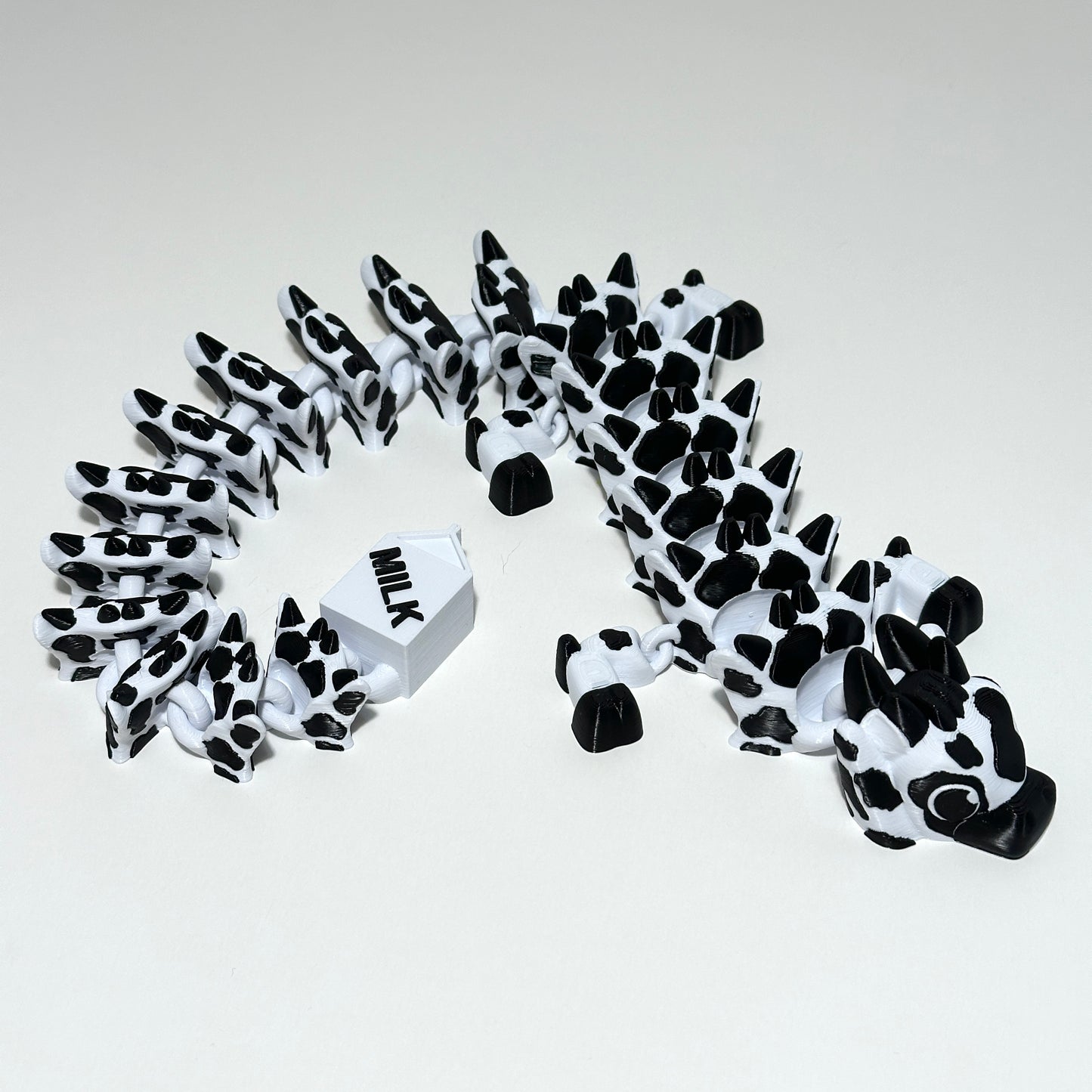Moo Cow Dragon - 3D Printed Articulating Figure