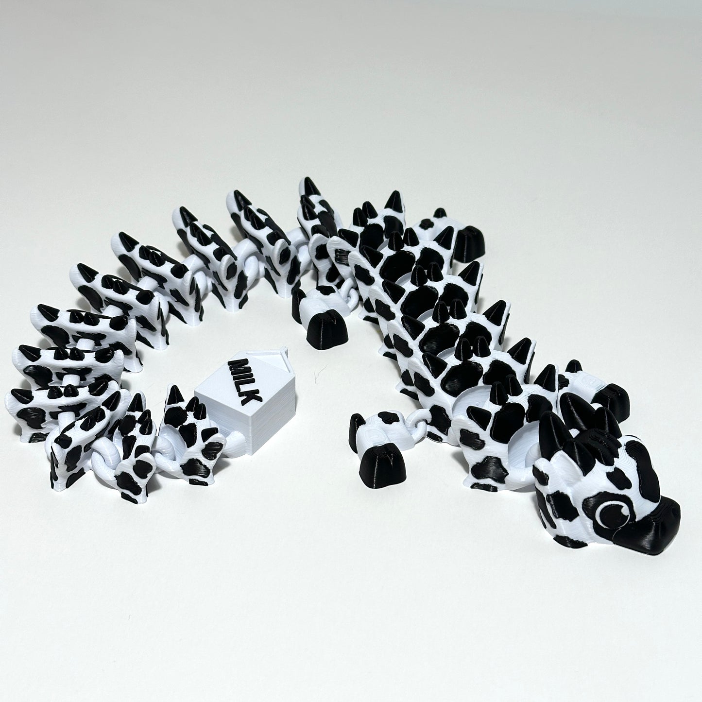 Moo Cow Dragon - 3D Printed Articulating Figure