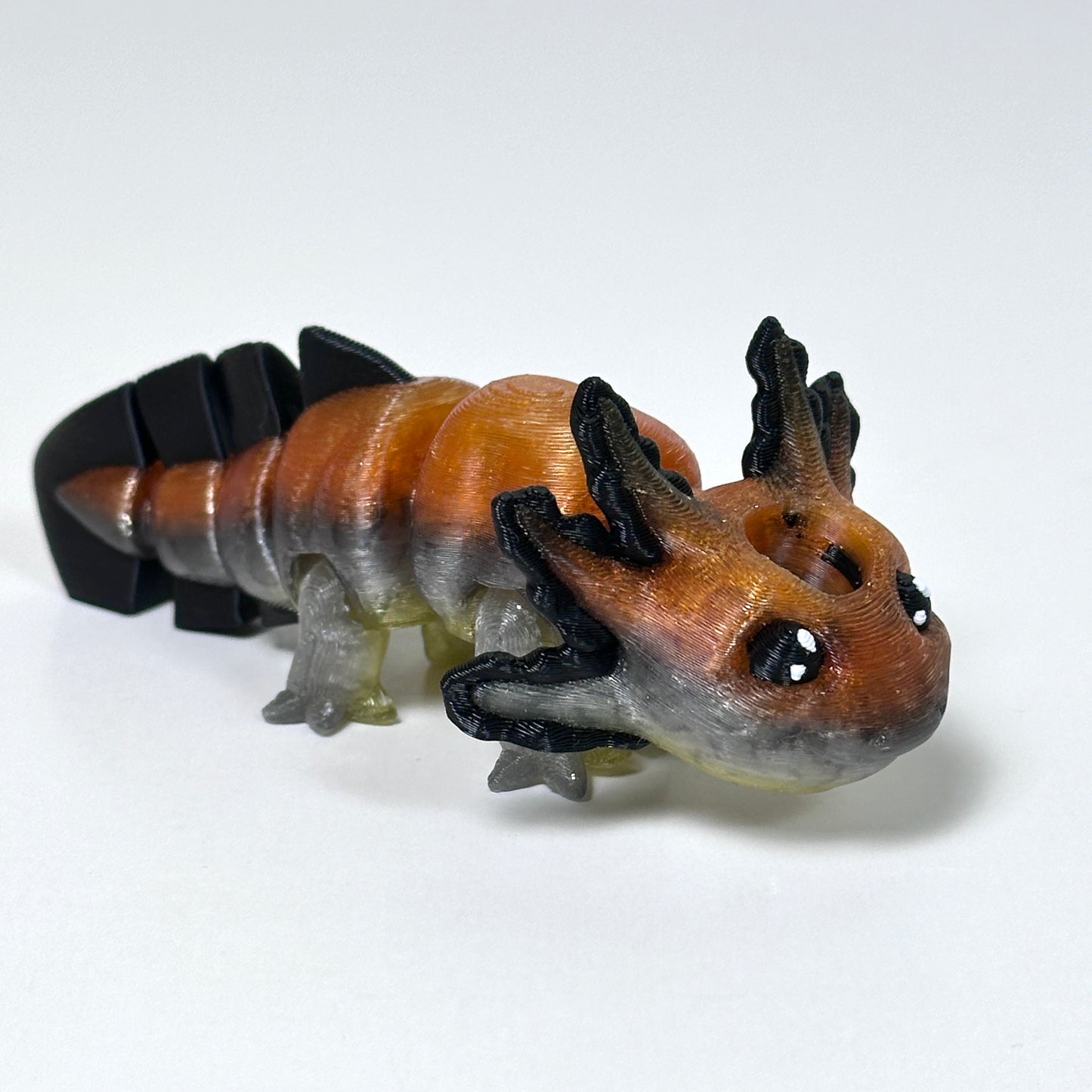 Baby Axolotl - 3D Printed Articulating Figure