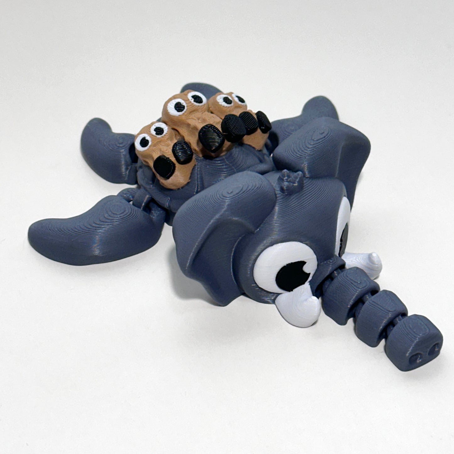 Elephant Turtle - 3D Printed Articulating Figure