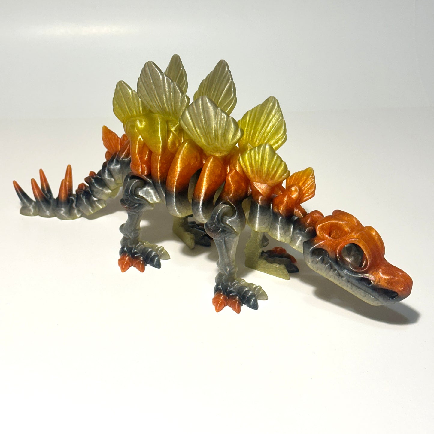 Giant Flexi Skeleton Stegosaurus - 3D Printed Articulating Figurines