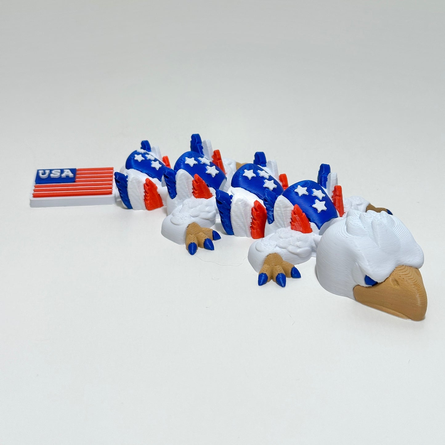 Baby Eagle Dragon - 3D Printed Articulating Figure