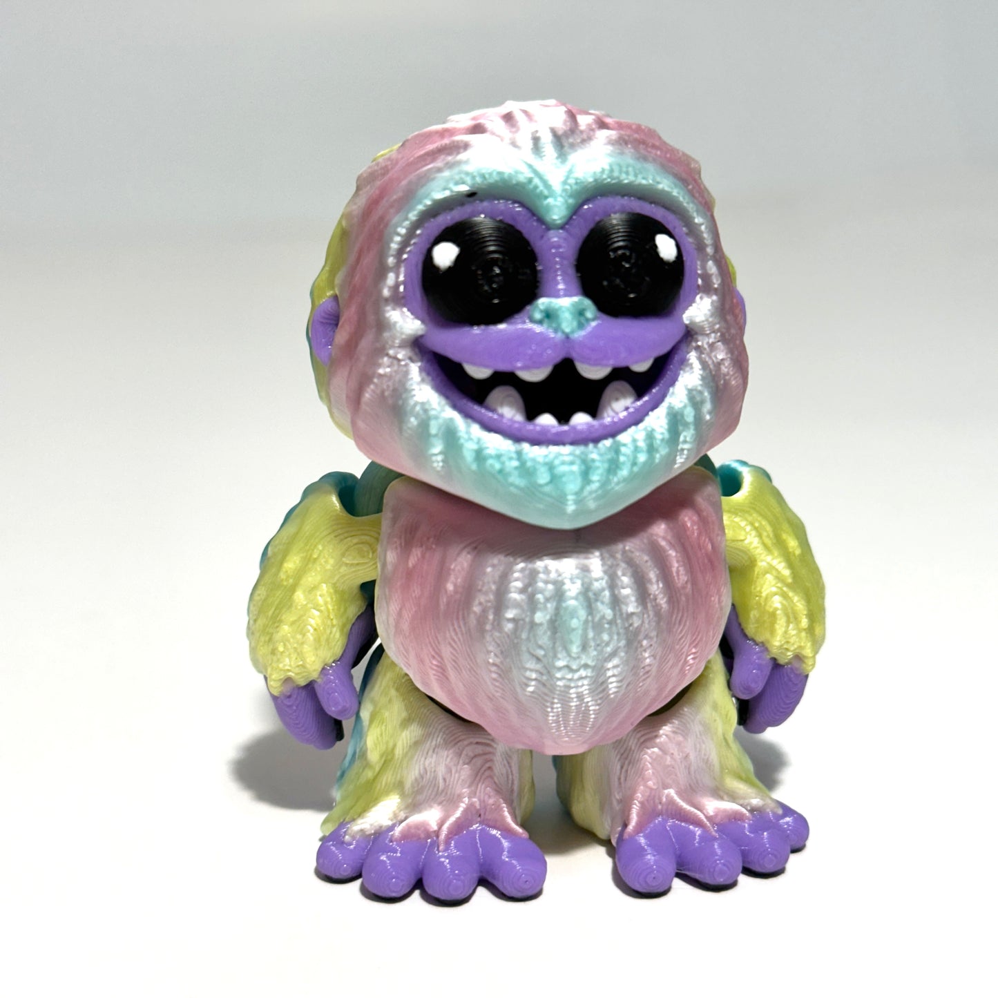 Cinder Bigfoot and Yeti - 3D Printed Articulating Figure