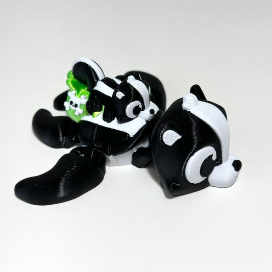 Skunk Turtle - 3D Printed Articulating Figure