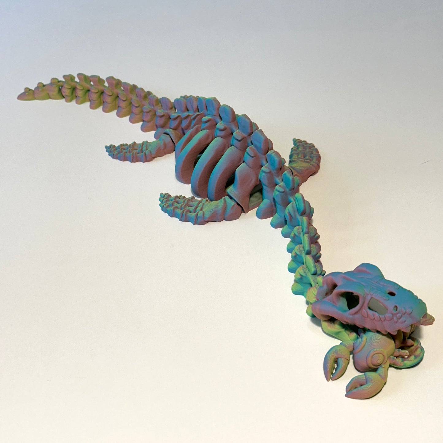 Giant Flexi Skeleton Plesiosaurus - 3D Printed Articulating Figure