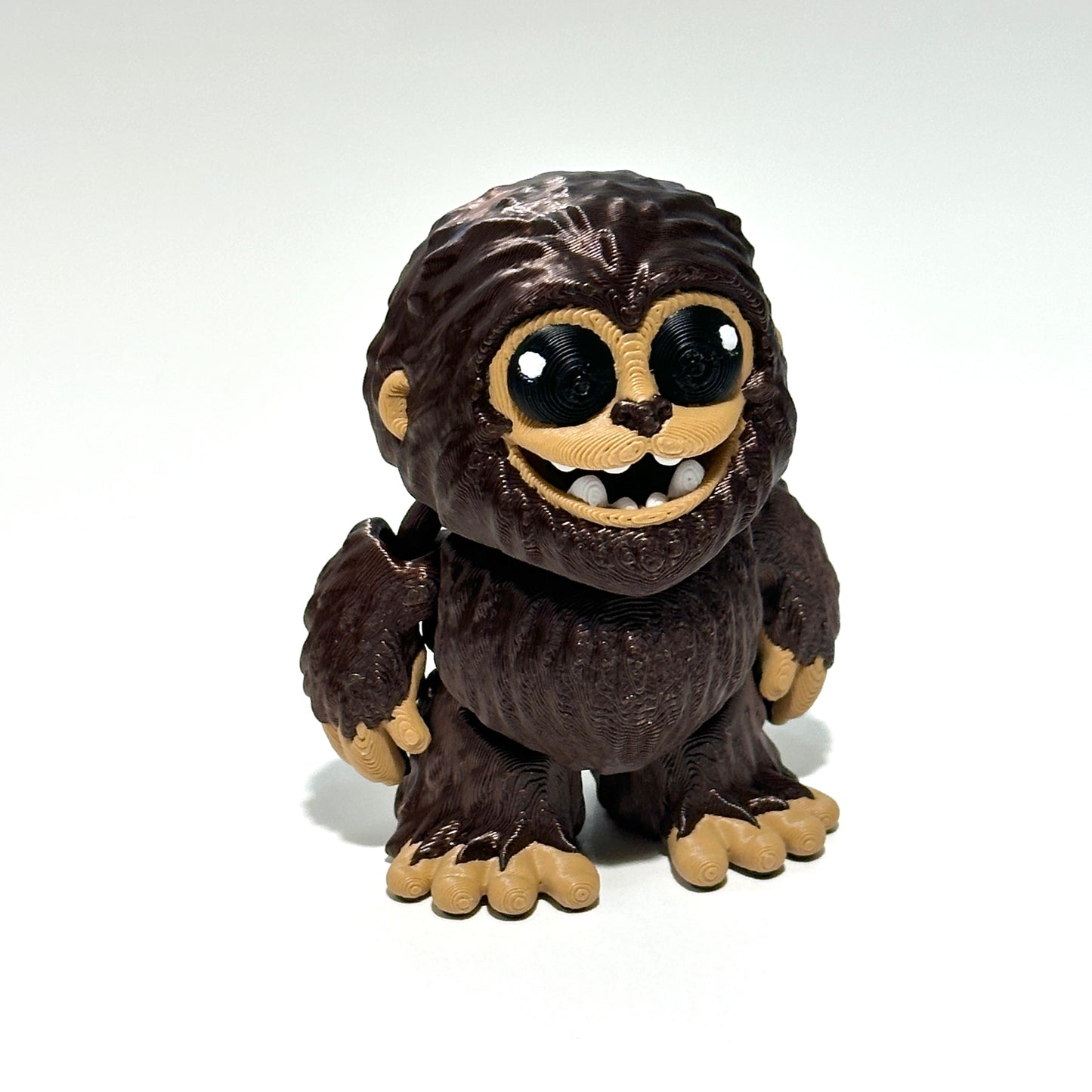 Cinder Bigfoot and Yeti - 3D Printed Articulating Figure