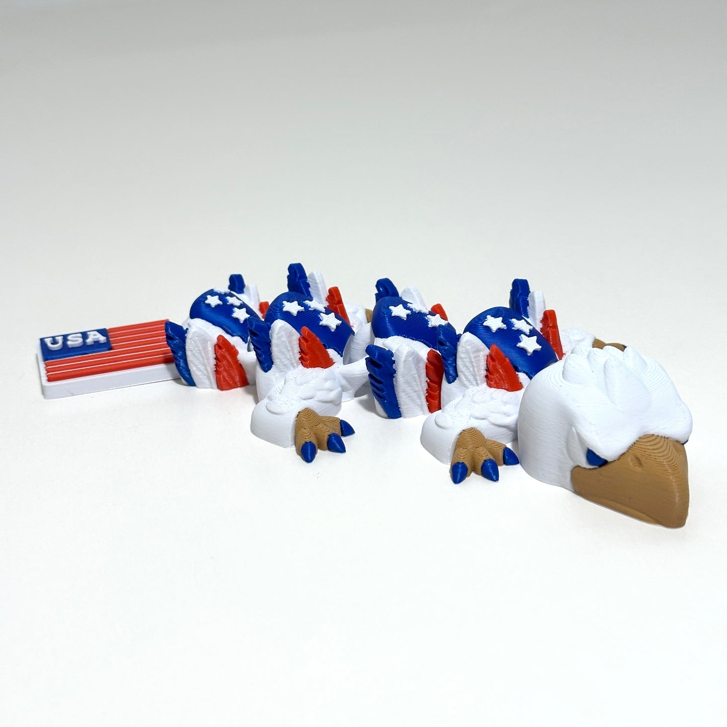Baby Eagle Dragon - 3D Printed Articulating Figure