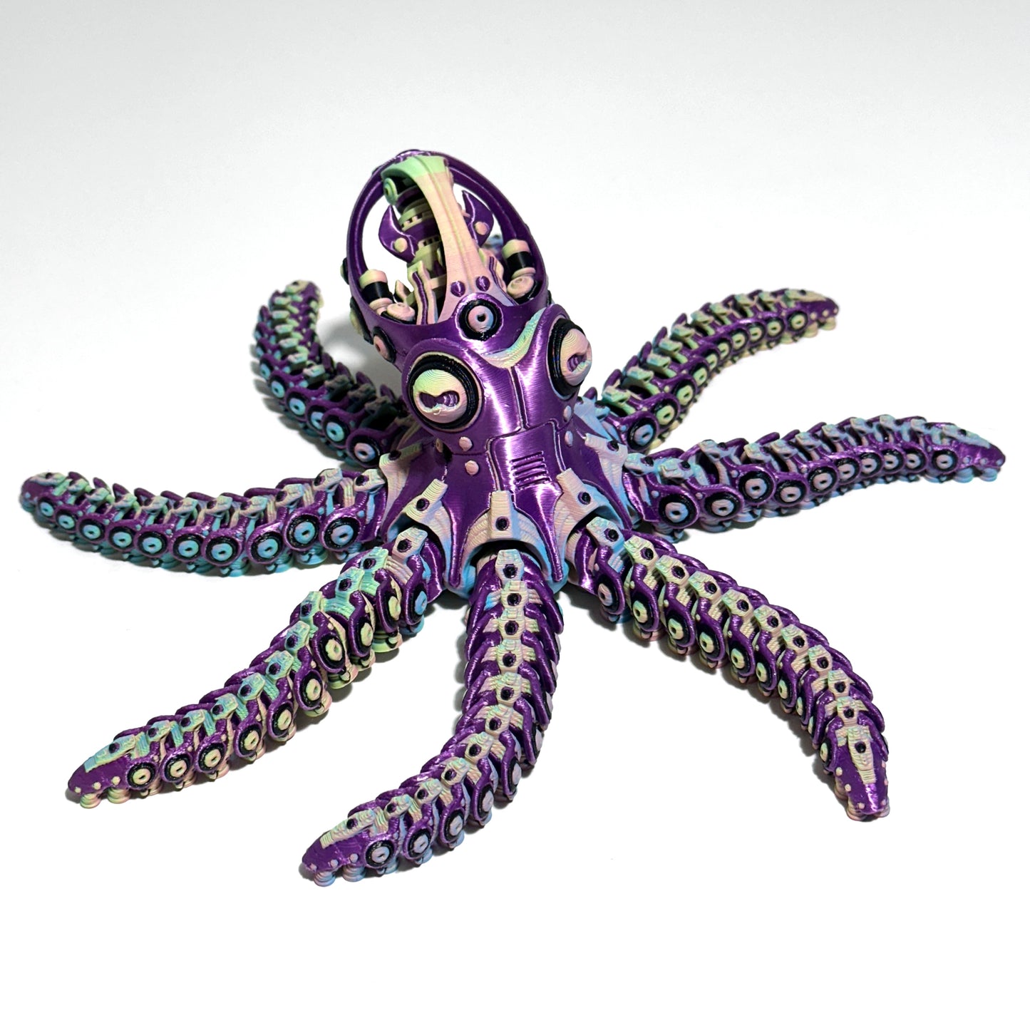 Cyber Octopus - 3D Printed Articulating Figure