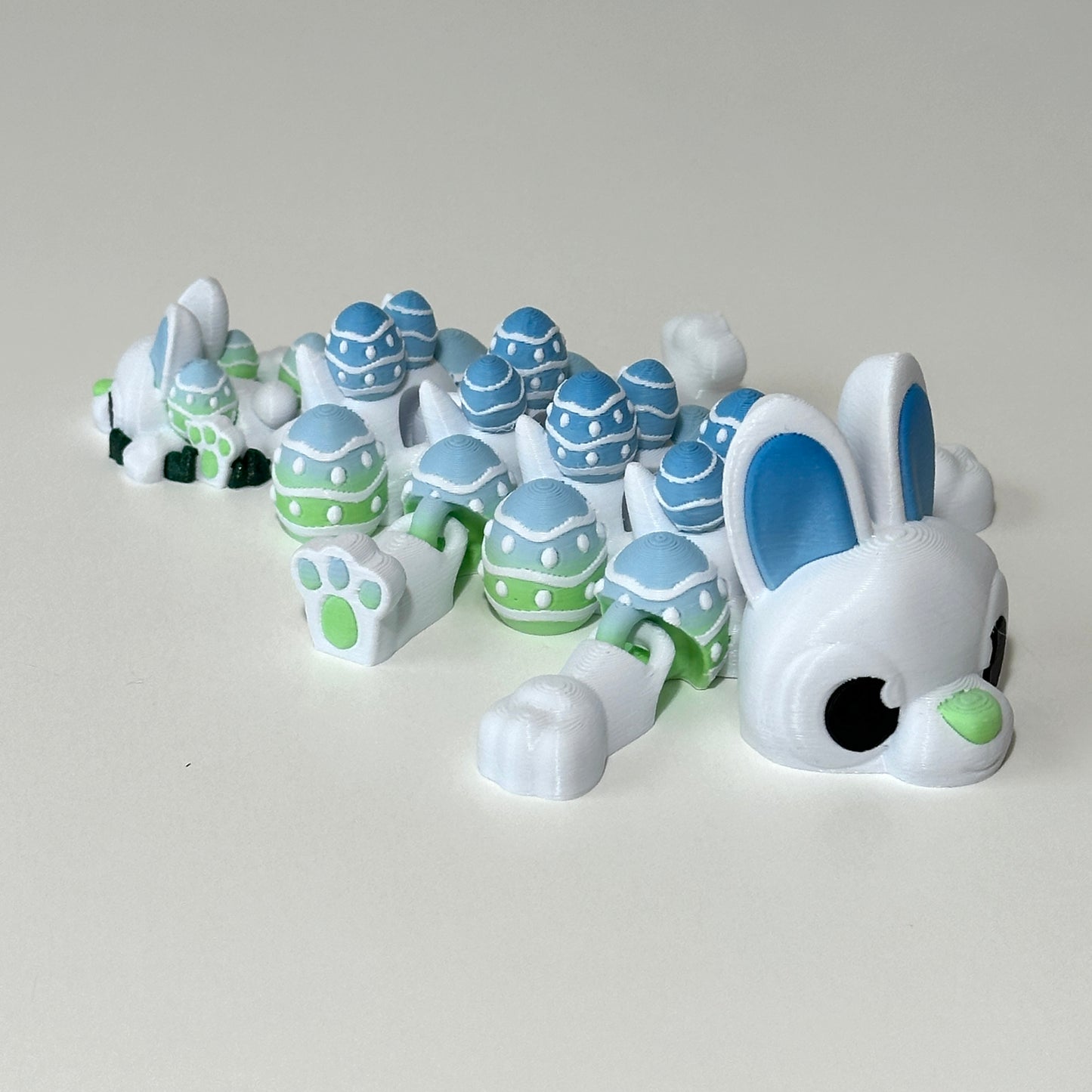 Easter Bunny Dragon - 3D Printed Articulating Figure